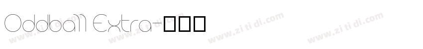 Oddball Extra字体转换